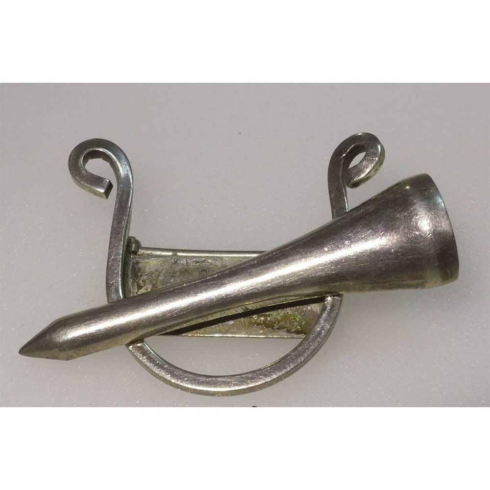Vintage Signed Leonore Doskow Golf Tee Penny Holder Brooch